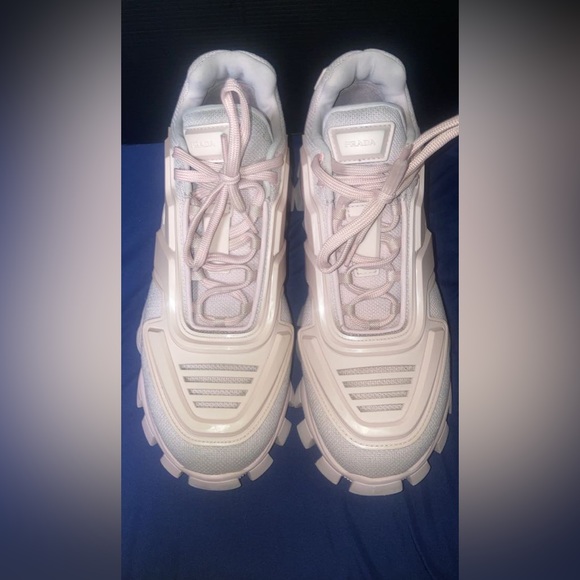 Prada Cloudbust Thunder Sneakers (Size 9)(Alabaster Pink). - Picture 4 of 11